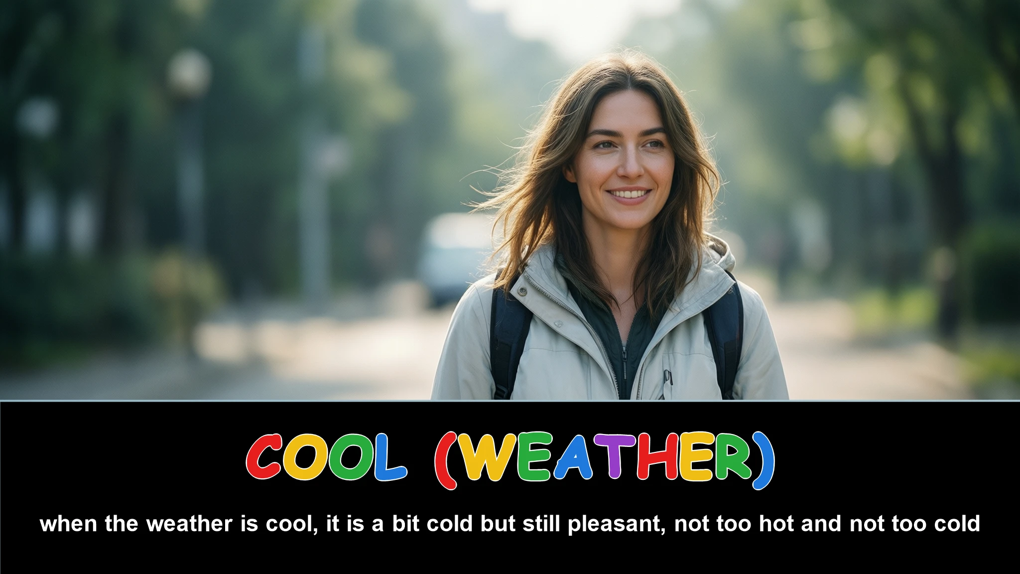 English Illustration for cool (weather)